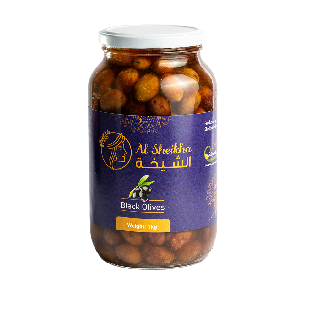 زيتون أسود 1 كغم